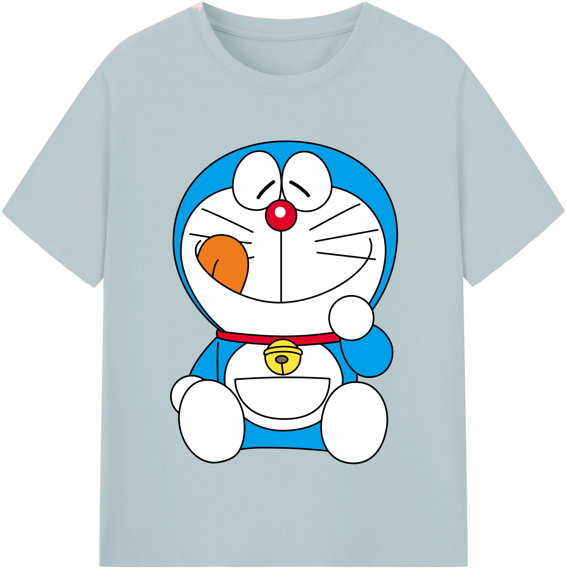 （画像用） ドラえもん Doraemon 綿100％半袖Tシャツ（フロントプリント）